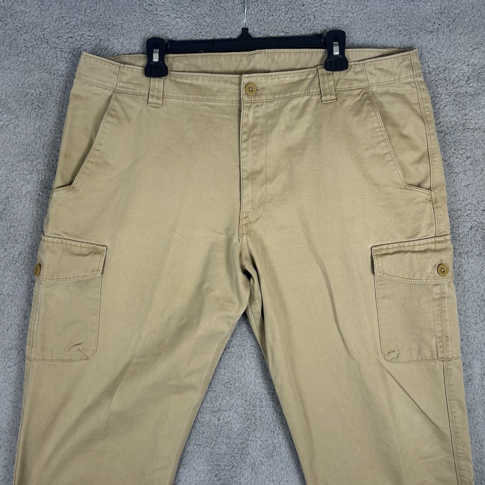 The North Face Khaki Cargo Mens 38x30 Pants‎ Outdoor Hiking Camping - Picture 3 of 11